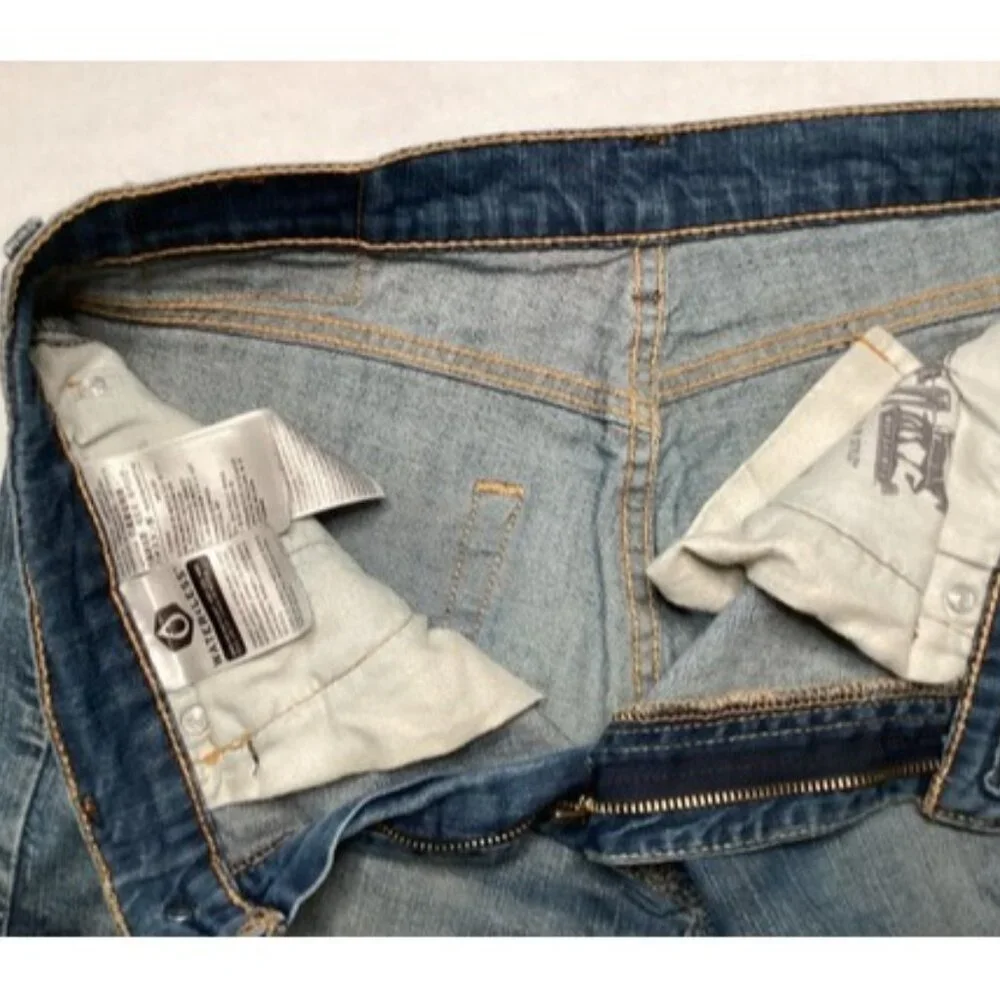 Levi's 505 Regular Fit Straight Leg Jeans Loose Fit Denim Men 31X30 Read - Picture 6 of 9